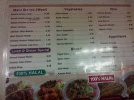 Punjab Kabab And Sweets menu