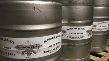 Nothing's Left Brewing Co. food
