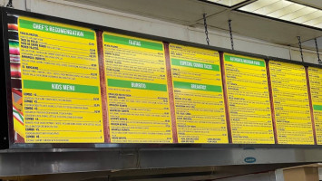 Cabrito Mexican Grill menu