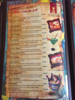 Tequilas menu