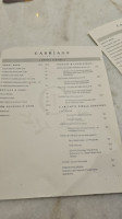 The Carriage Wine Market menu