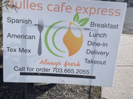 Dulles Cafe Express food