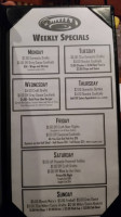 Stoney Point Grill menu