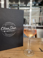 Clean Slate Wine food