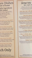 Ho-Wah Restaurant menu