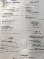 Chesapeake's Seafood And Raw menu
