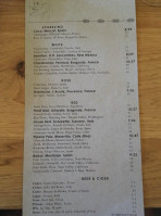 Stellina menu