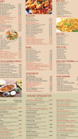 Golden Great Wall menu
