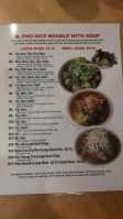 Pho 89 menu