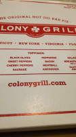 The Colony Grill food