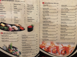 Lumi Asian Fusion menu