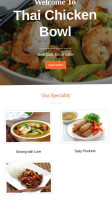 Thai Chicken Bowl food