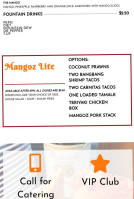 Mangoz On The Ave menu