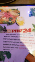 Pho 24 Sandy Springs menu