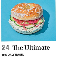 The Daly Bagel food