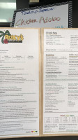 Roxy's Island Grill menu