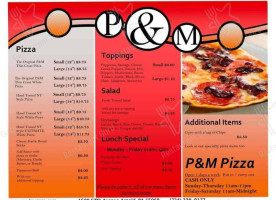 P M Pizza food