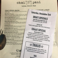 Chai Pani Asheville menu