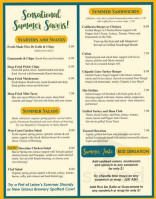 St Croix Lanes menu