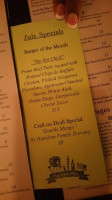 Layered Cakerie menu