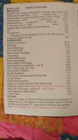 B & H Restaurant menu
