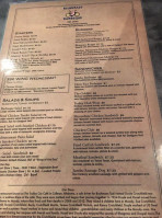 Bluegrass Barbeque menu