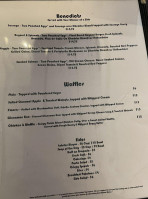 Bell Cafe menu