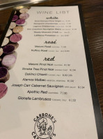 Carbone's Pizza menu