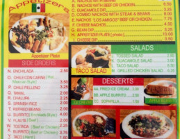 Los Marinos Mexican menu