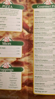 The Gourmet Slice menu