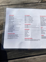 The Crawfish Hut menu