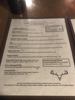 Bucksnort Saloon menu