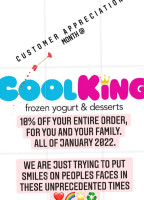 Cool King Frozen Yogurt Desserts food