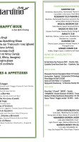 Giardino 54 menu