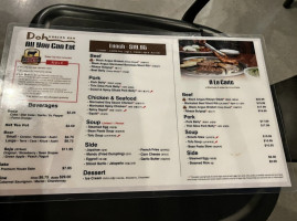 Doh Korean Bbq menu