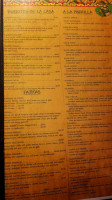 La Fiesta menu