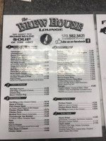 The Brew House Lounge menu