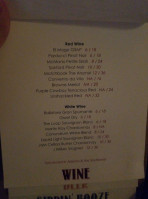 Bisbee Grand Saloon menu