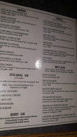 Steakhouse menu