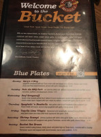 Rusty Bucket And Tavern menu