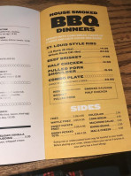 The Coop Wings Bbq -millbury menu