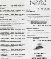 Odyssey's Pizzeria Taqueria menu