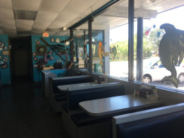 Blue Top Waffle Shoppe inside