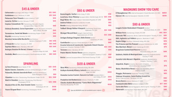 Rosalie Italian Soul menu