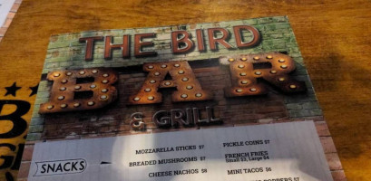 The Bird And Grill menu