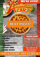 Azar's Gourmet Pizza food