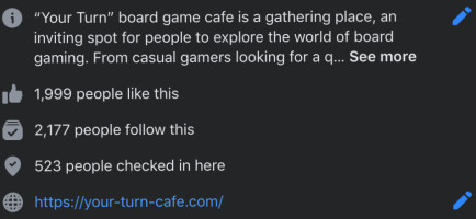 Your Turn A Board Game Cafe inside