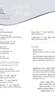 Lighthouse Inn menu