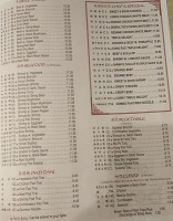 Lin's James Cafe Chinese menu