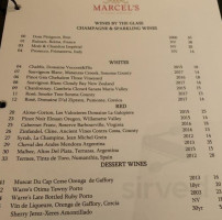 Marcel's By Robert Wiedmaier menu